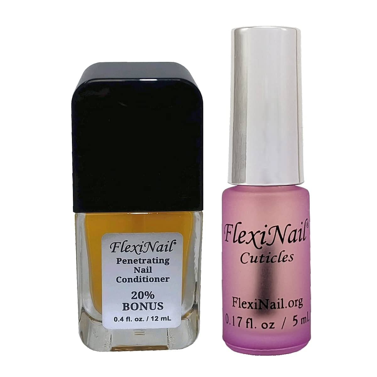 Double Size Bottle with Cuticle Conditioner Vial to repair and then maintain weak and peeling or brittle and splitting nails - Image 2