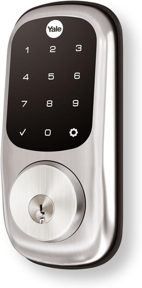 Yale Security Deadbolt Lock SL with Z-Wave, Satin Nickel Keyless Entry Door Lock with Electronic Touchscreen Keypad for Code, YRD256-ZW2-619 - Image 5