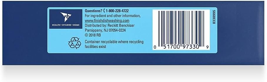 Finish - All in 1 - Dishwasher Detergent - Powerball - Dishwashing Tablets - Dish Tabs - Fresh Scent, 94 Count (Pack of 1) - Packaging May Vary - Image 5