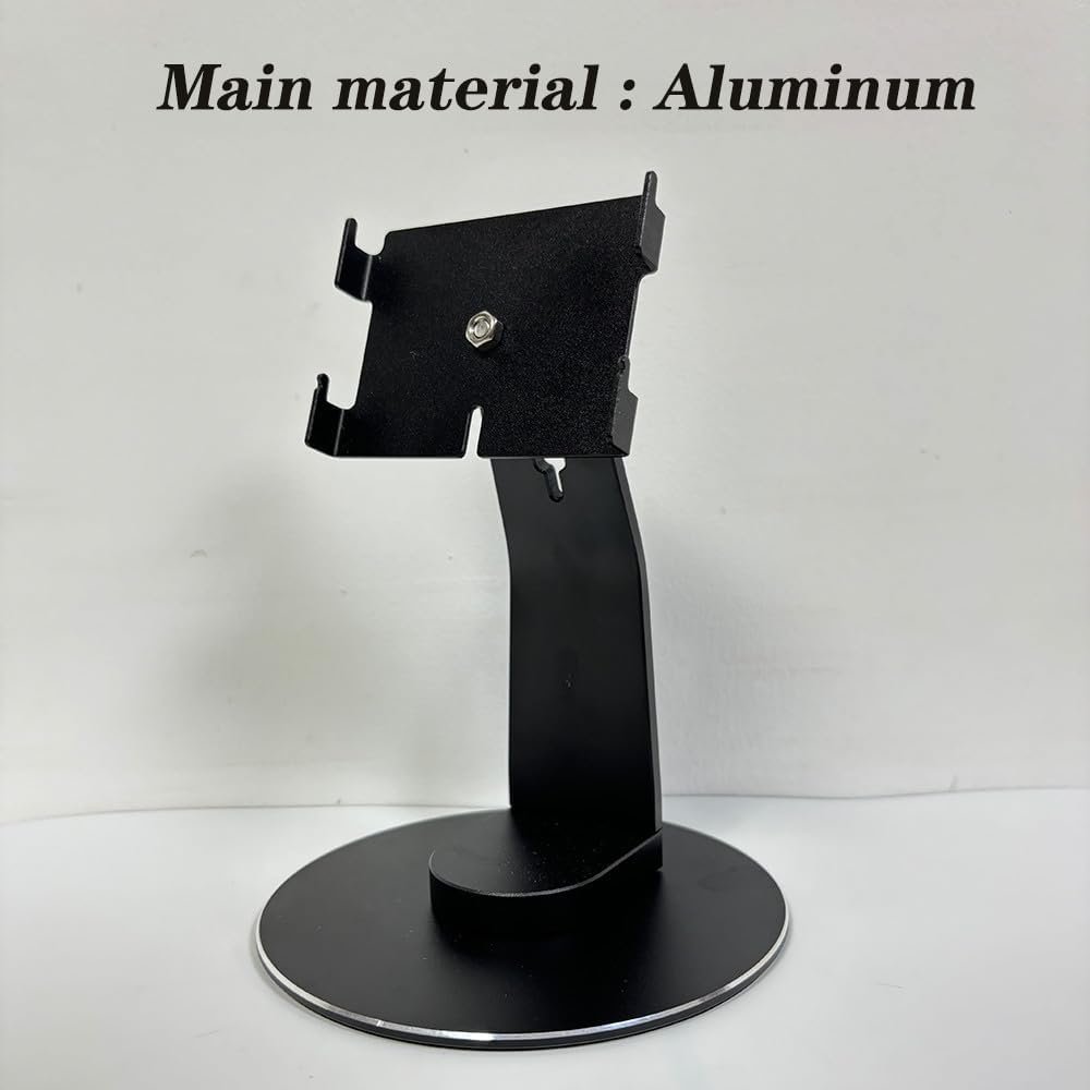 Made for Amazon Tilt Stand for Echo Hub,Rotatable Tilt Stand for Alexa Hub, Echo Hub 8” Table Stand, Aluminum Stand Holder for Echo Hub, Adjustable with 360 Degree Rotatable Desktop Stand (Black) - Image 3