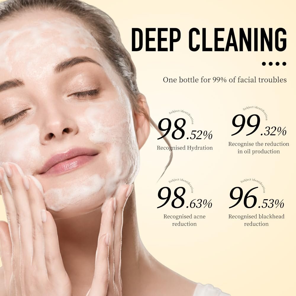 Korean Skincare Face Wash Hydrating Smoothing Facial Cleanser Advanced Snail Mucin Gel Cleanser - Image 3