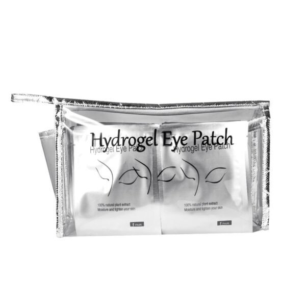 110 Pairs Eyelash Extension Gel Patches Kit, Lash Extension Lint Free Under Hydrogel Eye Mask Pads Beauty Tool with Transparent Cosmetic Bag - Image 9