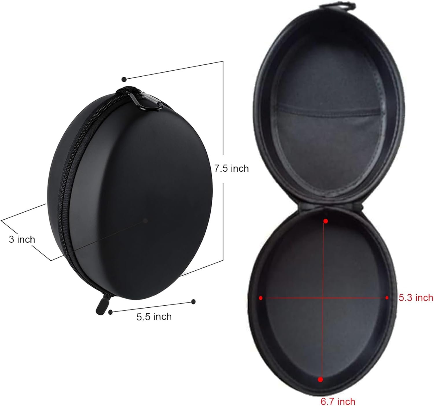 Foldable Headphone Case for Beats Solo 4 Solo3 Studio3 Studio Pro, for Skullcandy Riff, Hesh Evo for ELECDER i39 i41 i45 for LORELEI X6 X8 S9 E5 for RORSOU R10, for Raycon Everyday, Fitness Headphones - Image 5