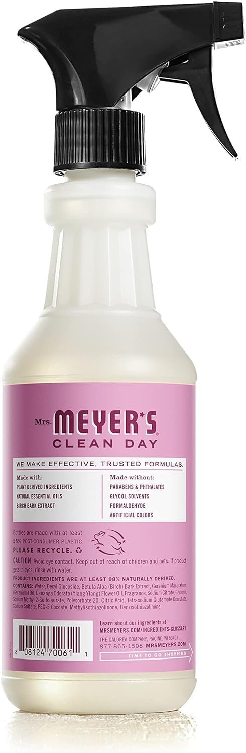 MRS. MEYER'S CLEAN DAY All-Purpose Cleaner Spray, Peony, 16 fl. oz - Pack of 6 - Image 4