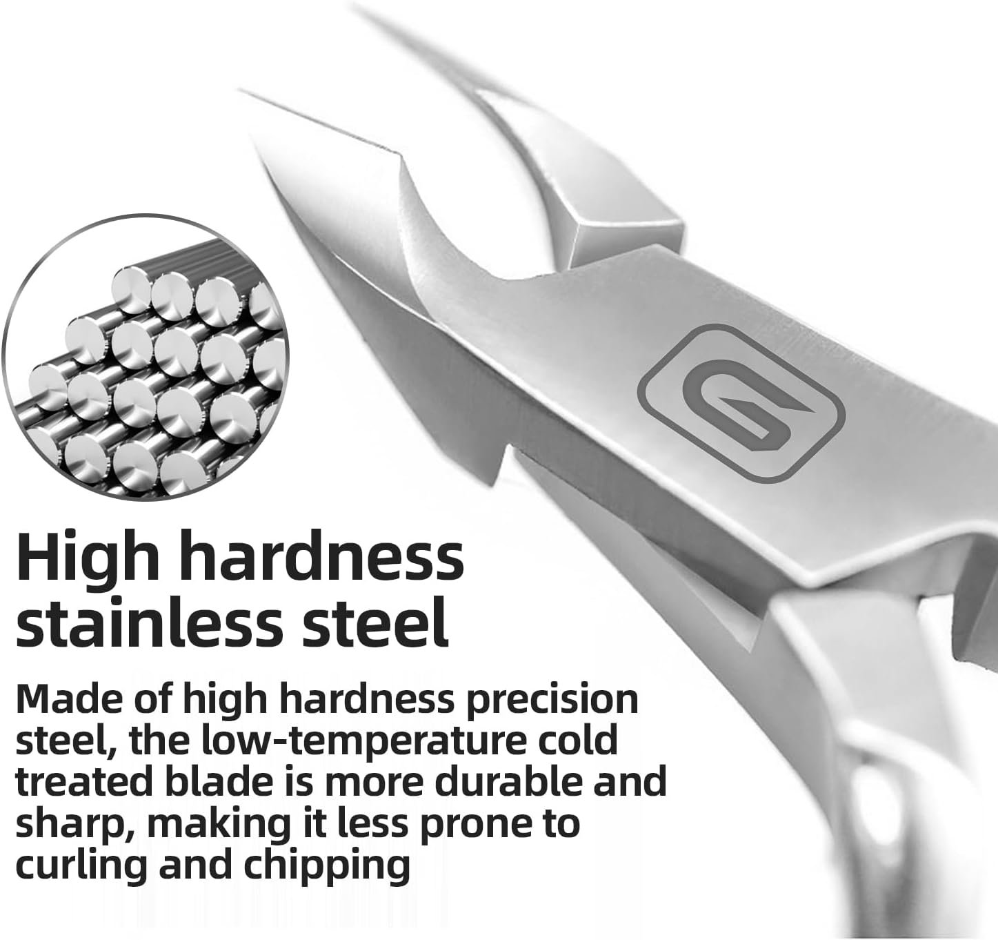 Cuticle Trimmer 3/4 Jaw Extremely Sharp Cuticle Nippers Scissors Stainless Steel Clippers Cutter Remover Pedicure Manicure Nail Tool, cuticle pusher, nail cuticle trimmer professional cuticle cutter - Image 6