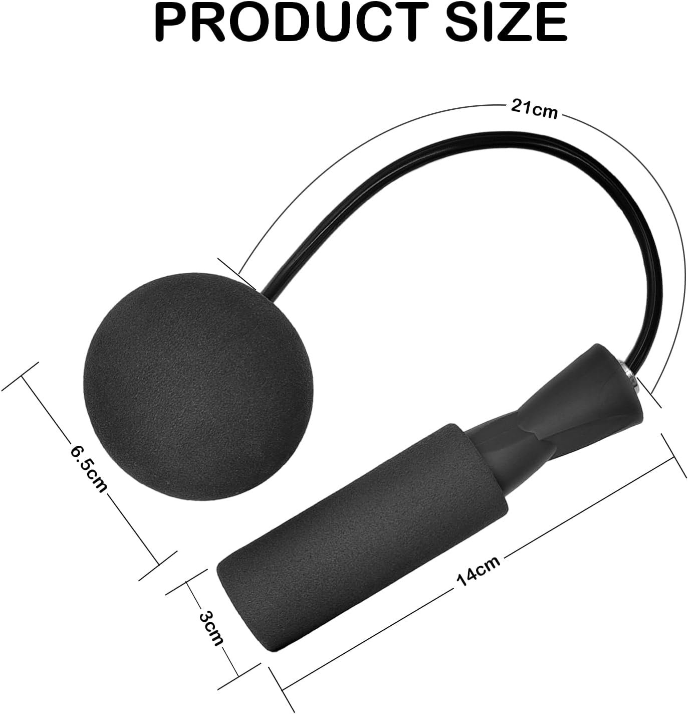 Jump Rope Ropeless Skipping Rope for Fitness Training Exercise, Adjustable Weighted Cordless Jump Rope for Men Women Kids - Image 4