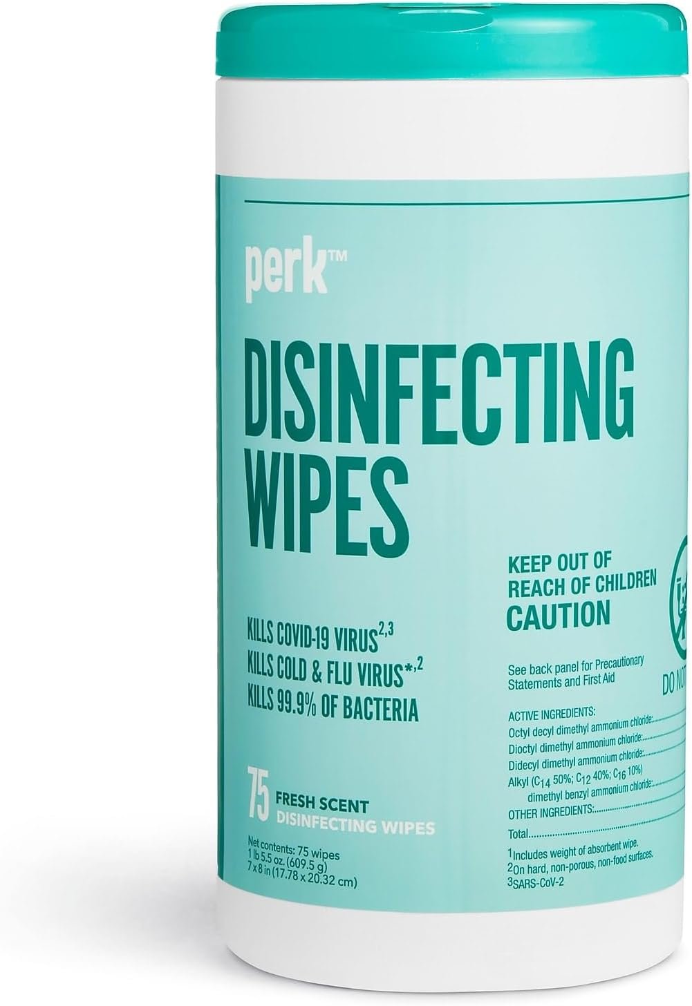 Perk Disinfecting Wipes 75ct - Image 2