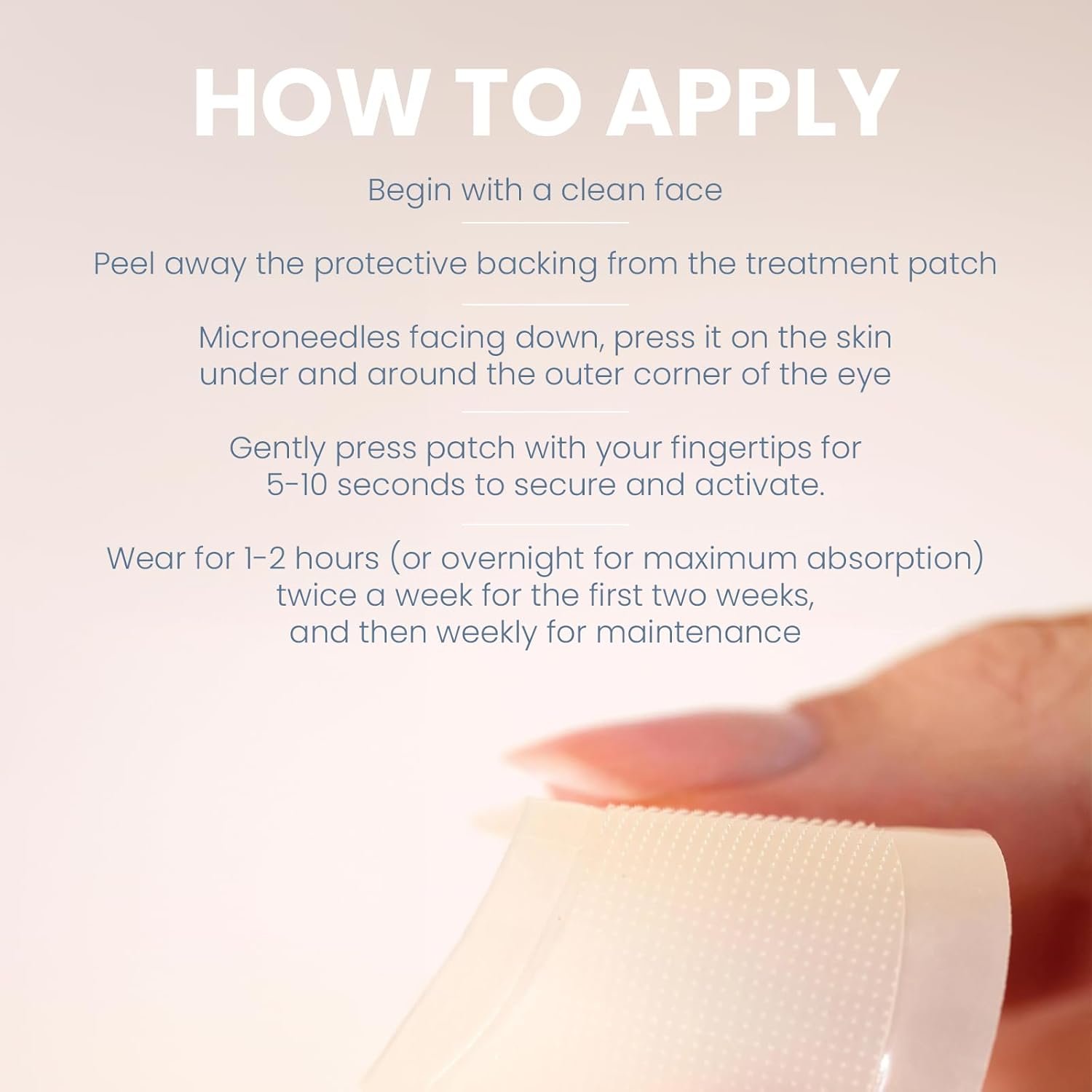 Skyn ICELAND Dissolving Microneedle Under Eye Patches With 39% Hyaluronic Acid & Peptides. No-Slip Eye Mask to Firm And Reduce Wrinkles & Fine Lines, 1 Pair - Image 5