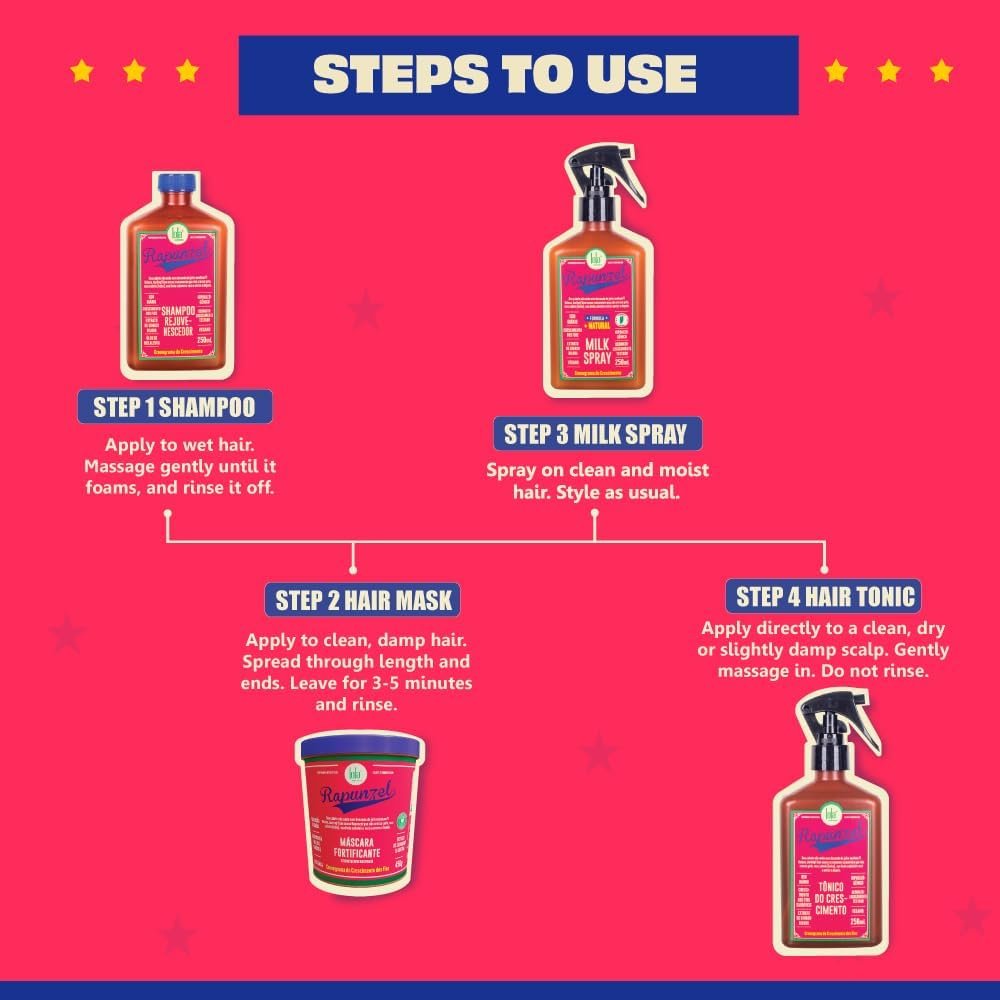 Lola from Rio – Rapunzel Hair Tonic Spray for Women – Hair Thickener & Growth Accelerator with Caffeine – Thickening Spray for Fine Hair, Hair Growth & Loss Treatment, 8.45 Fl Oz - Image 7