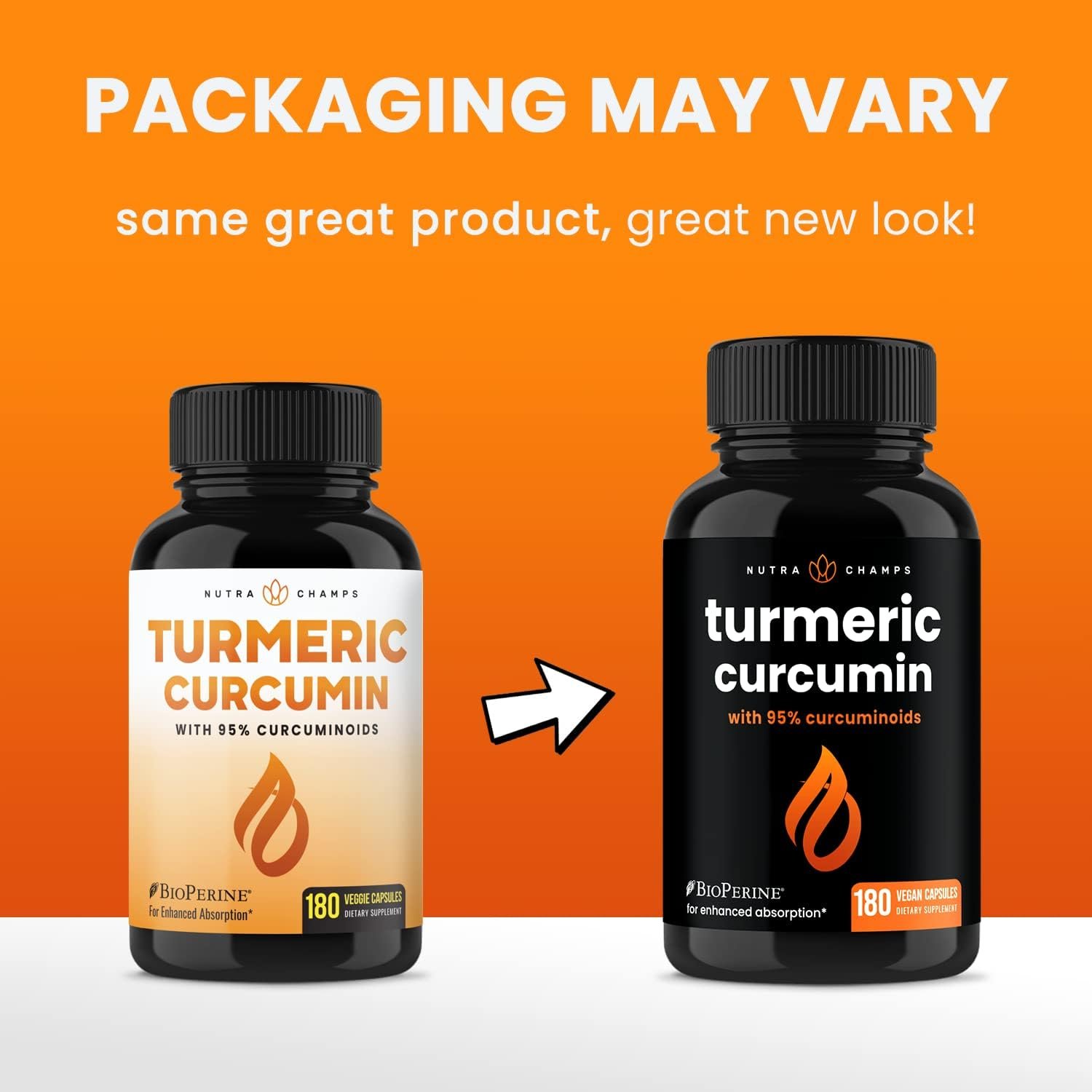 Turmeric Curcumin with Black Pepper Extract 1500mg | 95% Curcuminoids Extra Strength Turmeric Supplement for Joint Health, Brain, Heart & Immune Support | Vegan & Non-GMO | 180 Turmeric Capsules - Image 8