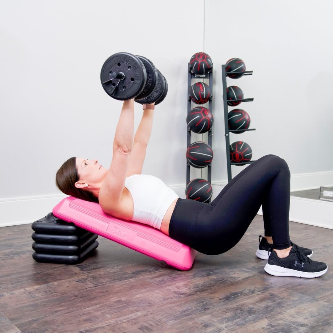 The Step Circuit Size Aerobic Platform, Circuit Size Steppers for Exercise with Risers for Adjustable Home Workout, Stair Stepper for Exercise and Home Gym - Image 3