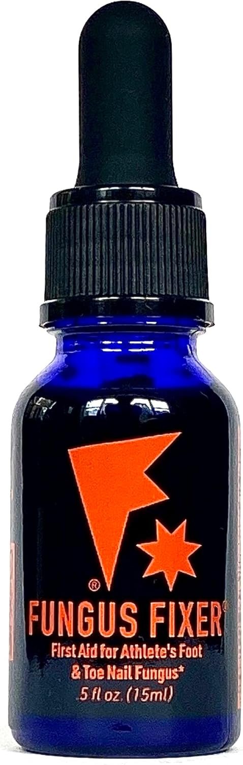 First Aid for Athlete's Foot & Toe Nail Fungus, Fungus Fixer is Safe, Fast & Effective, Max Strength, Developed by Athletes & Doctors, Restore Your Healthy Feet 0.5fl oz - Image 2