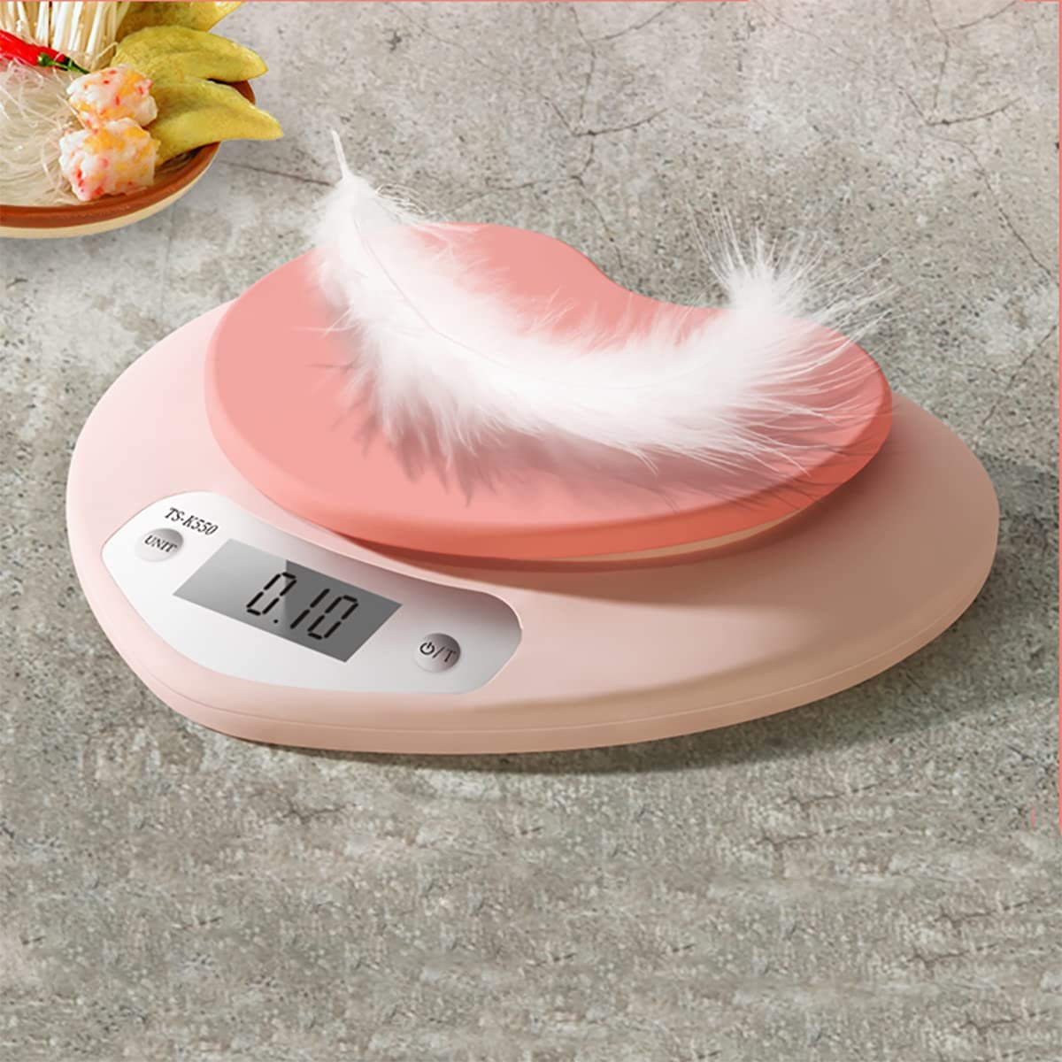 YRY Ultra Precise Kitchen Scale - The Ultimate Baking and Cooking Companion - 6.6lbs (3kg) Capacity, 0.0035 oz (0.1g) Graduation, Large LCD Display, and Tare Function, and ML Unit - (Pink 3kg/0.1g) - Image 7