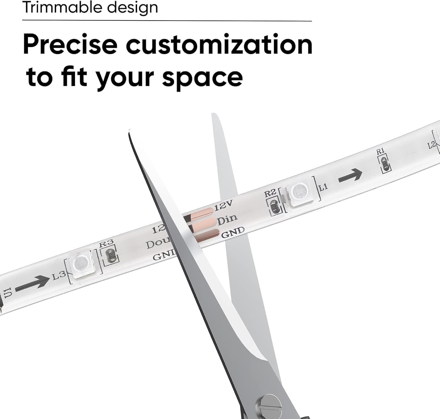 Light Strip Pro 32.8ft, WiFi LED Strip Lights, Multi-Color Segment Control, 16 Million Colors, Waterproof Coating, Work with Alexa Google Assistant, (2 Rolls of 16.4ft) - Image 7