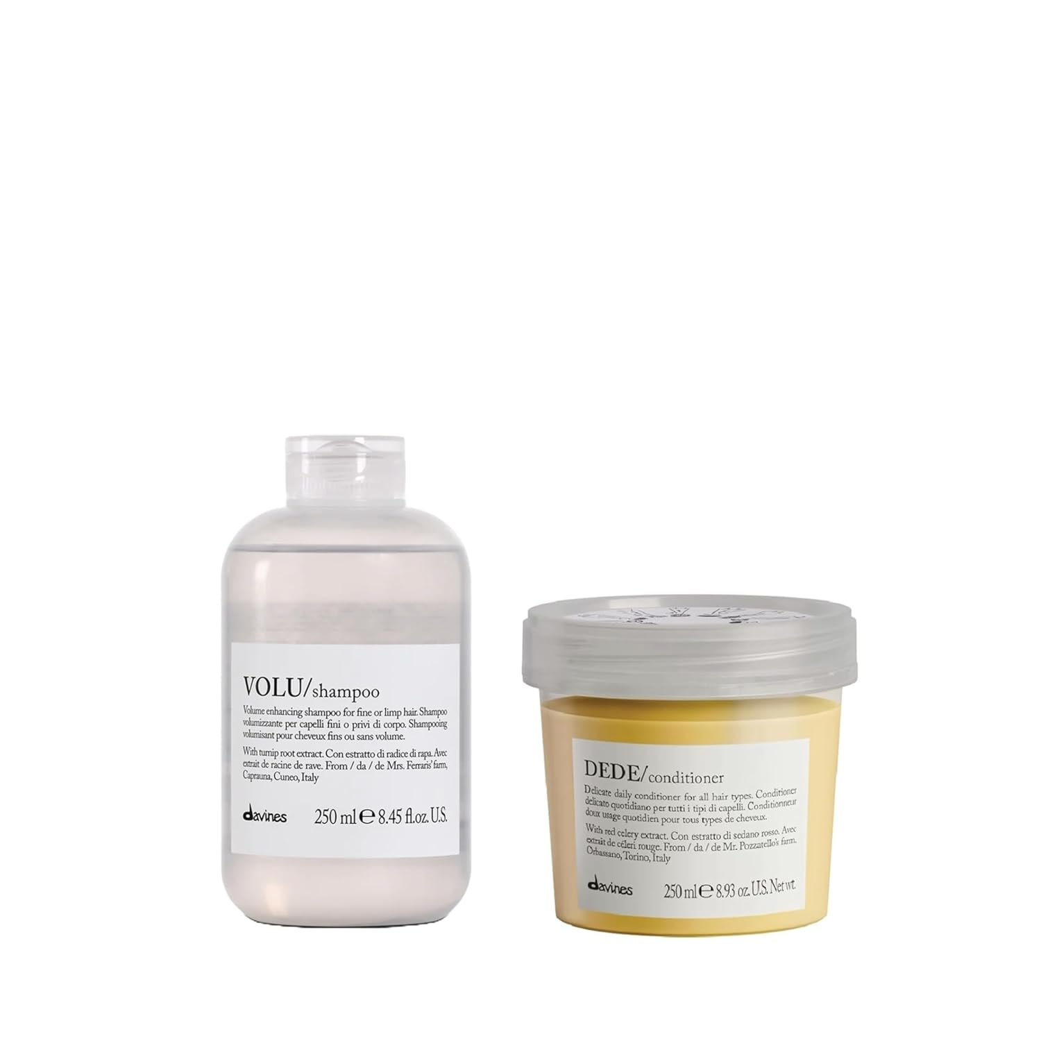 Davines VOLU Shampoo, Volume Shampoo For Fine, Thin Hair Types, Gentle Everyday Volumizing - Image 2