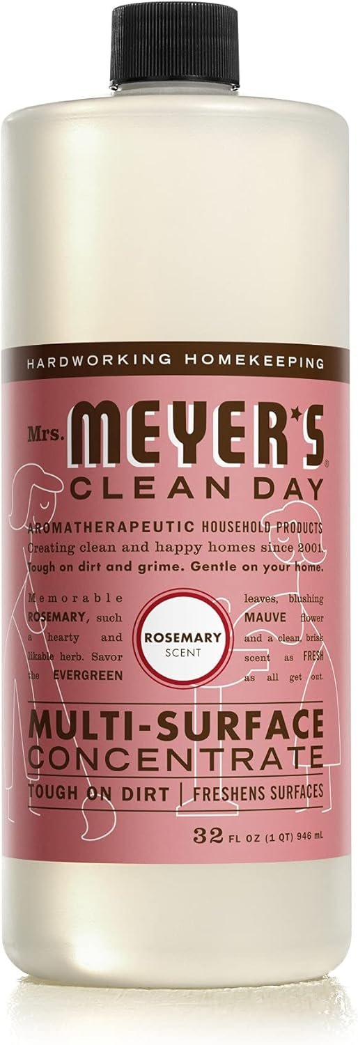 MRS. MEYER'S CLEAN DAY Multi-Surface Cleaner Concentrate, Use to Clean Floors, Tile, Counters, Rosemary, 32 fl. oz - Image 2