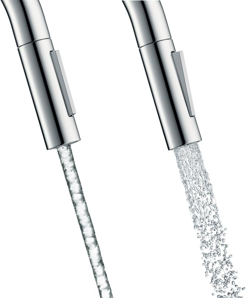 AXOR Citterio Stainless Steel High Arc Kitchen Faucet, Kitchen Faucets with Pull Down Sprayer, Faucet for Kitchen Sink, Magnetic Docking Spray Head, Stainless Steel Optic 39835801 - Image 5