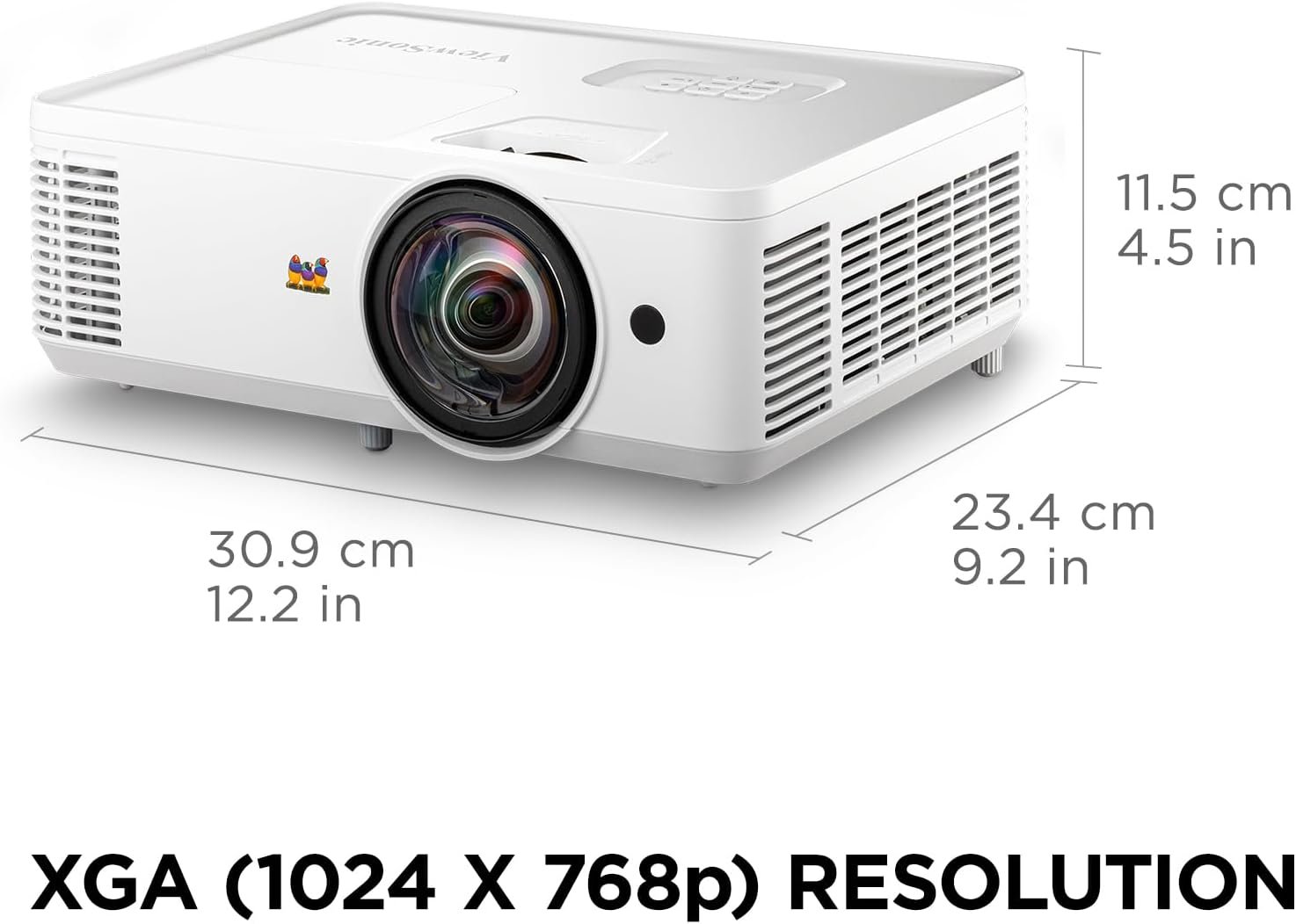 ViewSonic PS502X 4000 Lumens XGA HDMI Short Throw Projector for Education and Office - Image 6