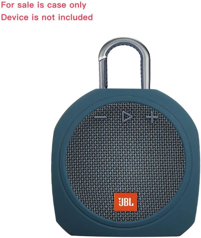 Hermitshell Silicone Carrying Case Replacement for JBL Clip 3 Portable Waterproof Wireless Bluetooth Speaker (Blue) - Image 6