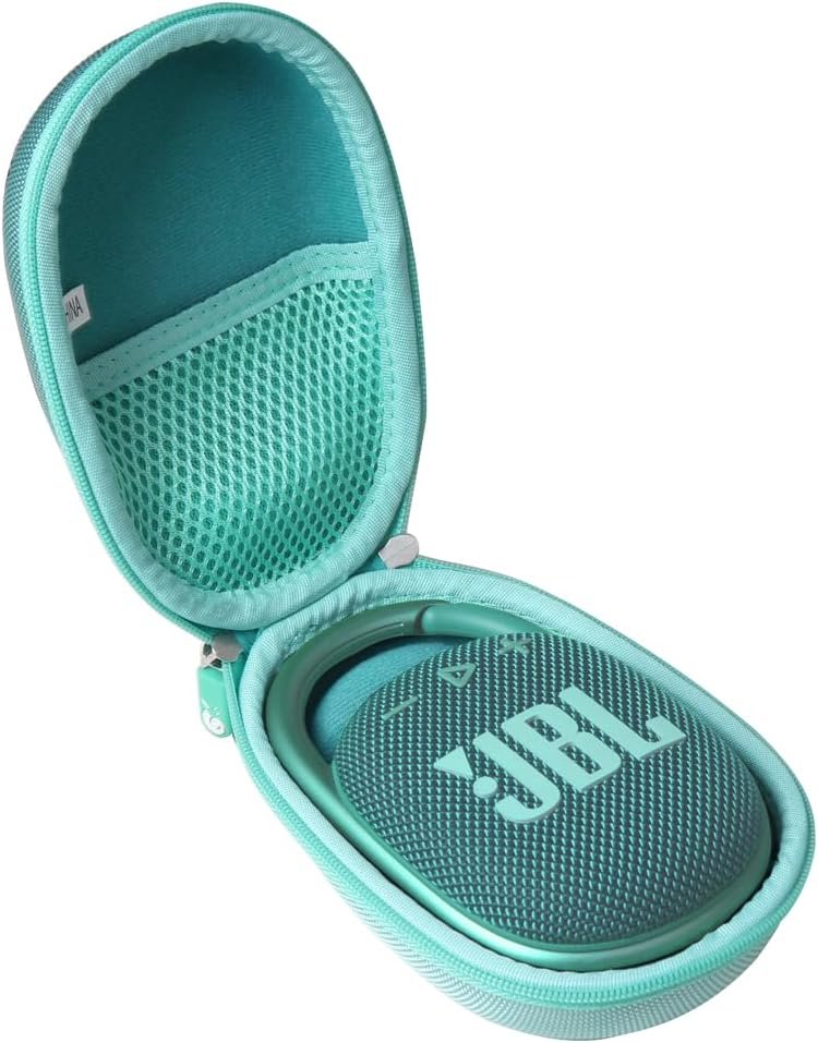 Hermitshell Hard Travel Case for JBL Clip 4 / JBL Clip 5 Portable Mini Bluetooth Speaker (Teal) - Image 2