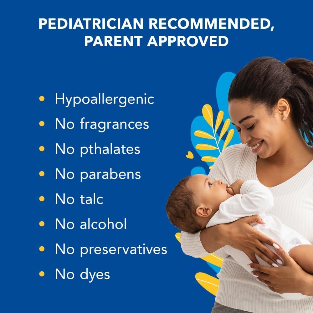 Triple Paste Diaper Rash Cream for Baby - 16 Oz Tub - Zinc Oxide Ointment Treats, Soothes and Prevents Diaper Rash - Pediatrician-Recommended Hypoallergenic Formula with Soothing Botanicals - Image 4