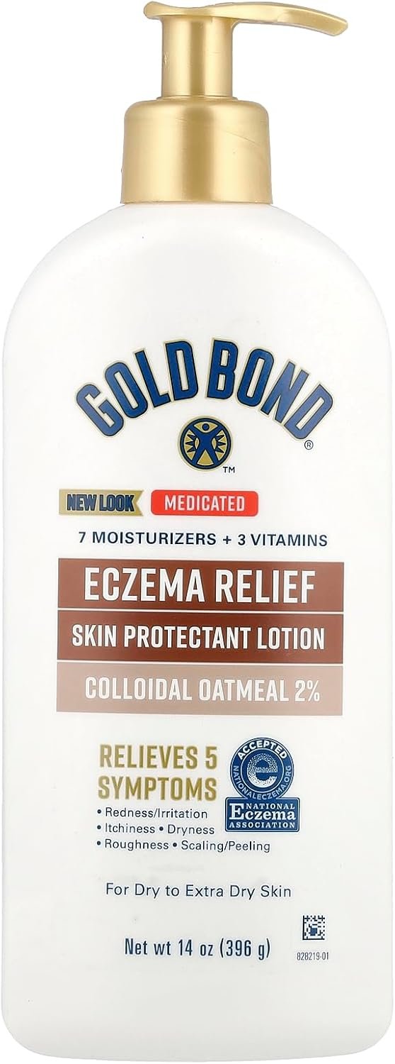 Gold Bond Medicated Extra Strength Body Lotion, 14 oz., Moisturizes, Relieves & Soothes, Skin Moisturizer - Image 2