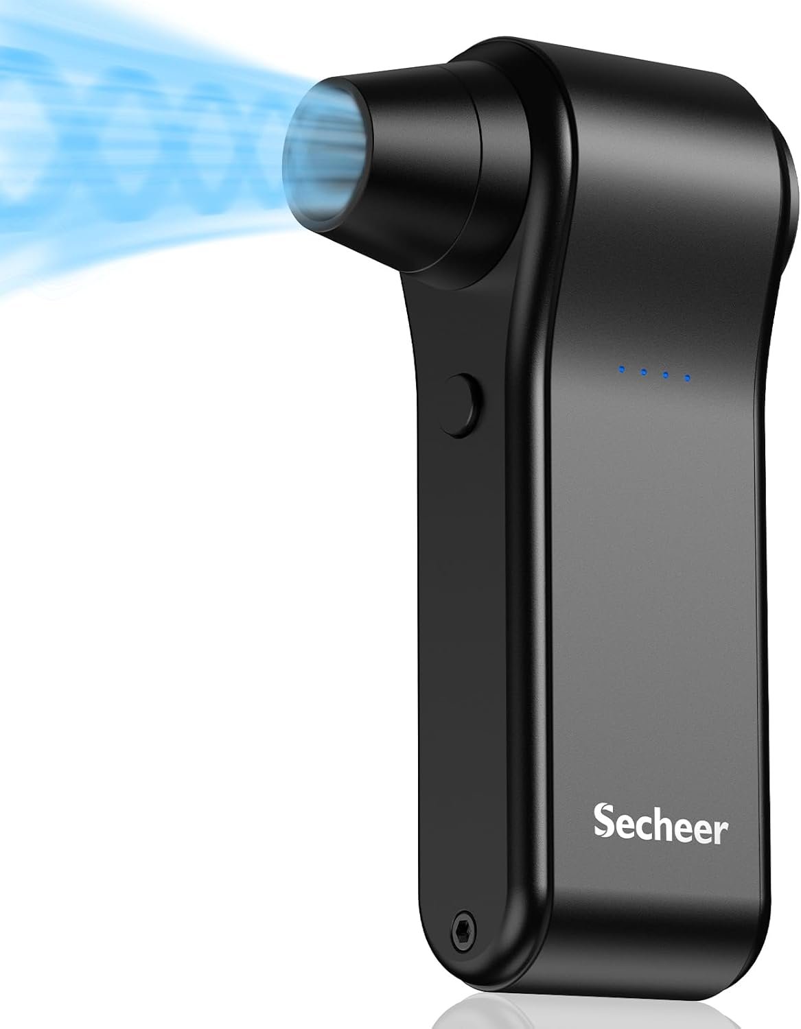 Cordless Alloy Electric Air Duster, 65m/s Wind Speed Super Power Turbo Fan, 4 Gear Adjustable Compressed Air Duster SCTF-001, Black - Image 2