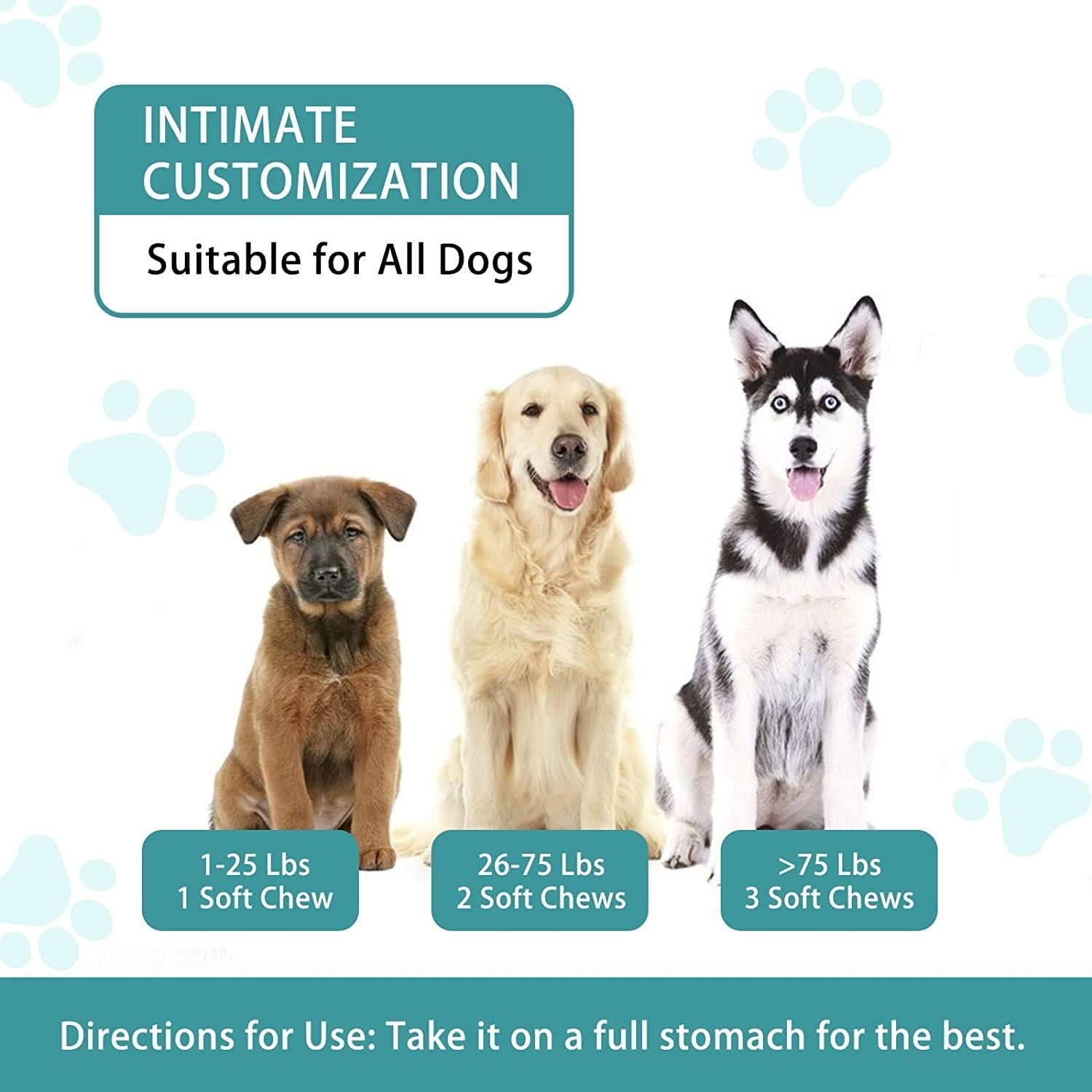 Calming Chews for Dogs, 110 Pet Care Calming Chews for Dogs with Hemp Oil, Dog Anxiety Relief During Thunderstorms, Separation, Delicious Dog Calming Treats for Dog Stress (Chicken) - Image 8