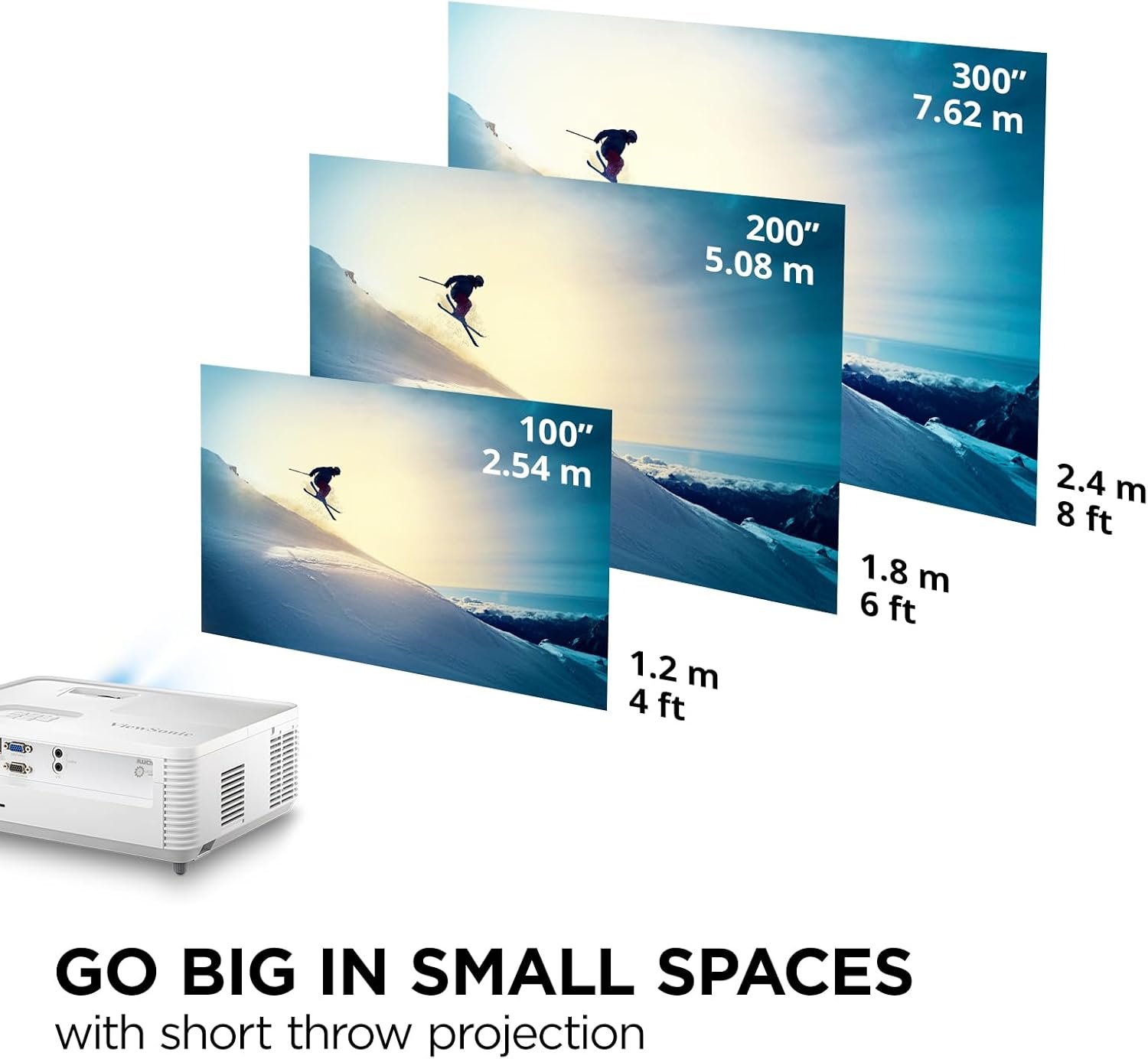 ViewSonic PS502X 4000 Lumens XGA HDMI Short Throw Projector for Education and Office - Image 5