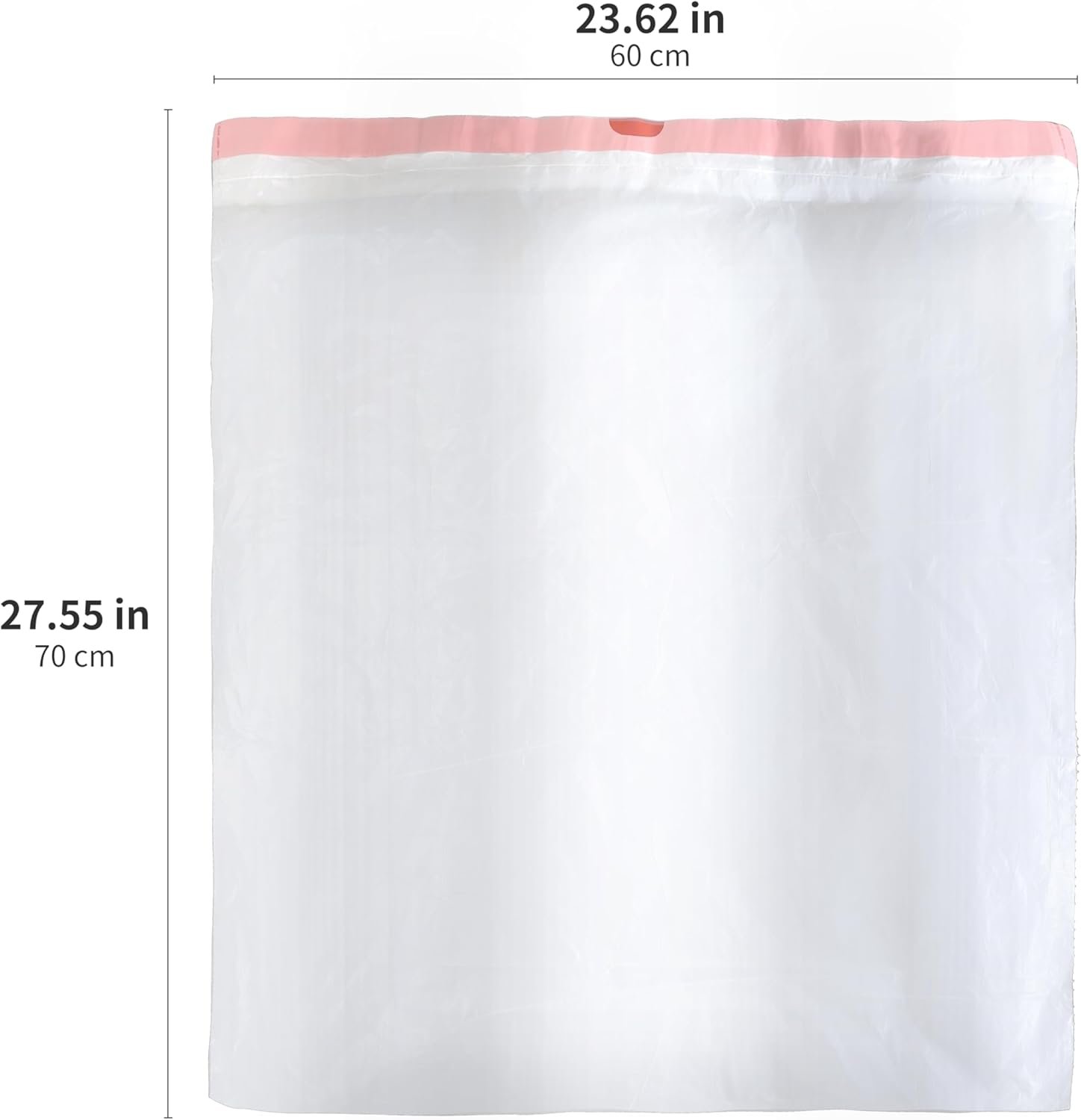 Fancial Ultra Strong Tall Kitchen Trash Bags, Unscented, White,13 Gallon, 80 Count - Image 5