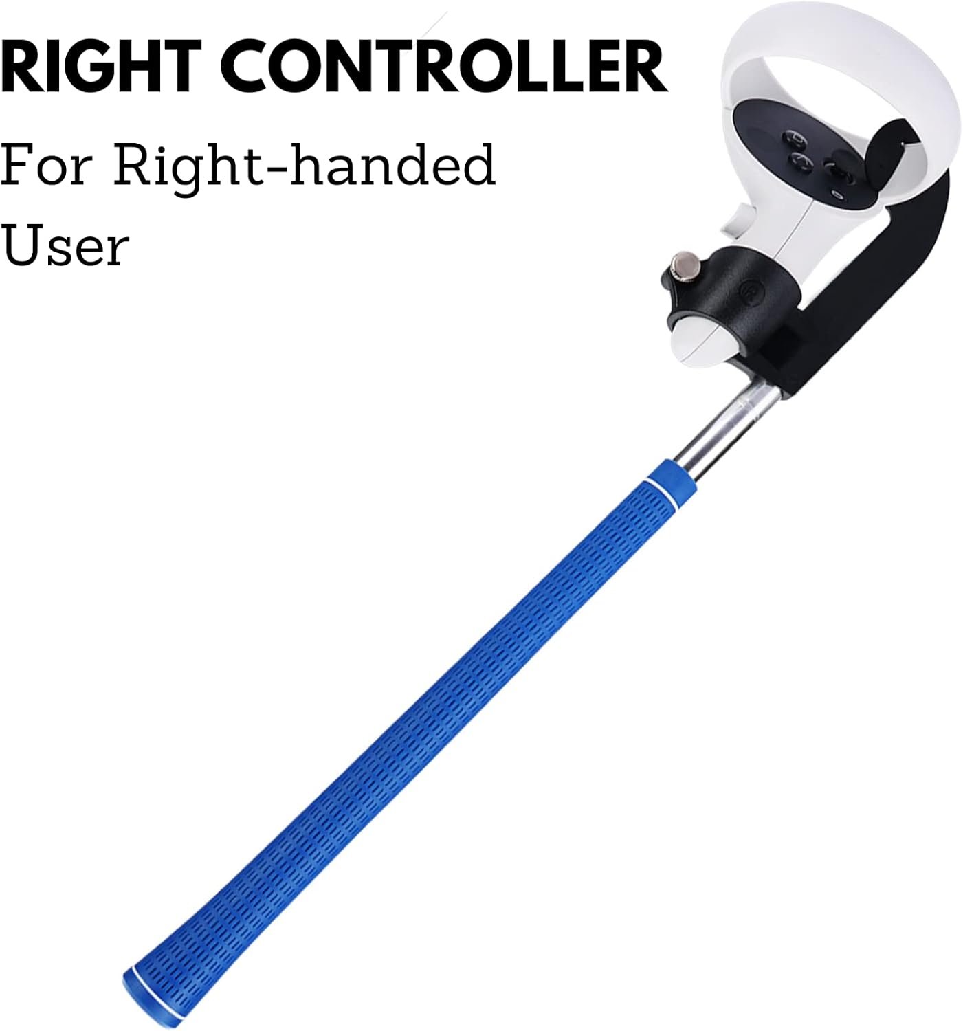 VR Golf Putter Grip Extension Handle for Oculus Quest 2 Right and Left Controllers for Games Accessories Golf+ Golf 5 eClub Mini Golf exVRience Golf Club Black Hole Pool - Image 8