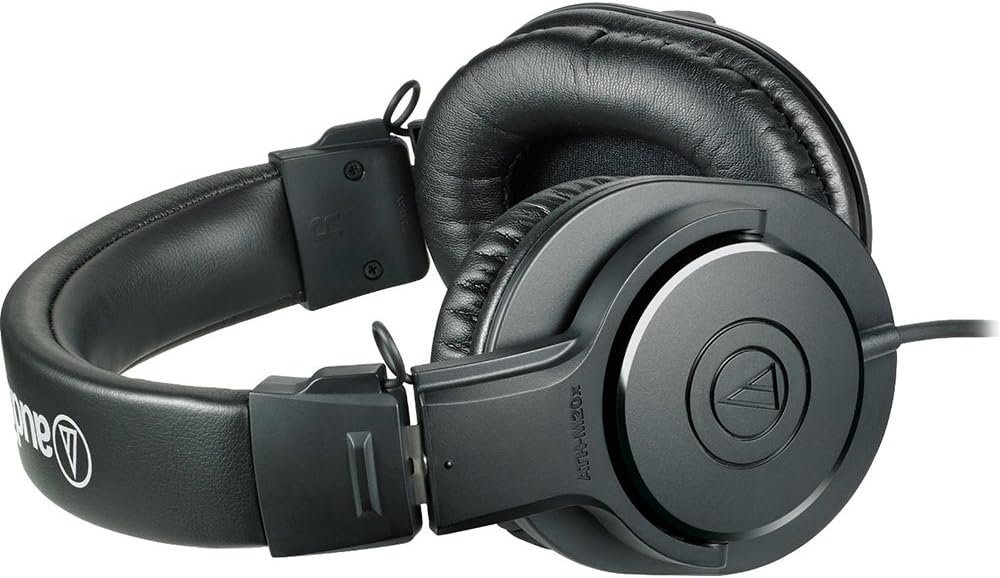 Audio-Technica ATH-M20x Professional Studio Monitor Headphones, Black (AUD ATHM20X) - Image 7