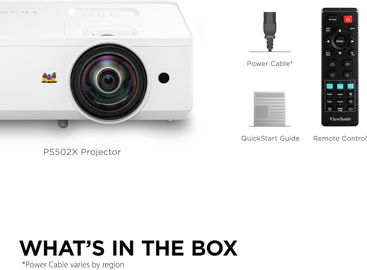 ViewSonic PS502X 4000 Lumens XGA HDMI Short Throw Projector for Education and Office - Image 8