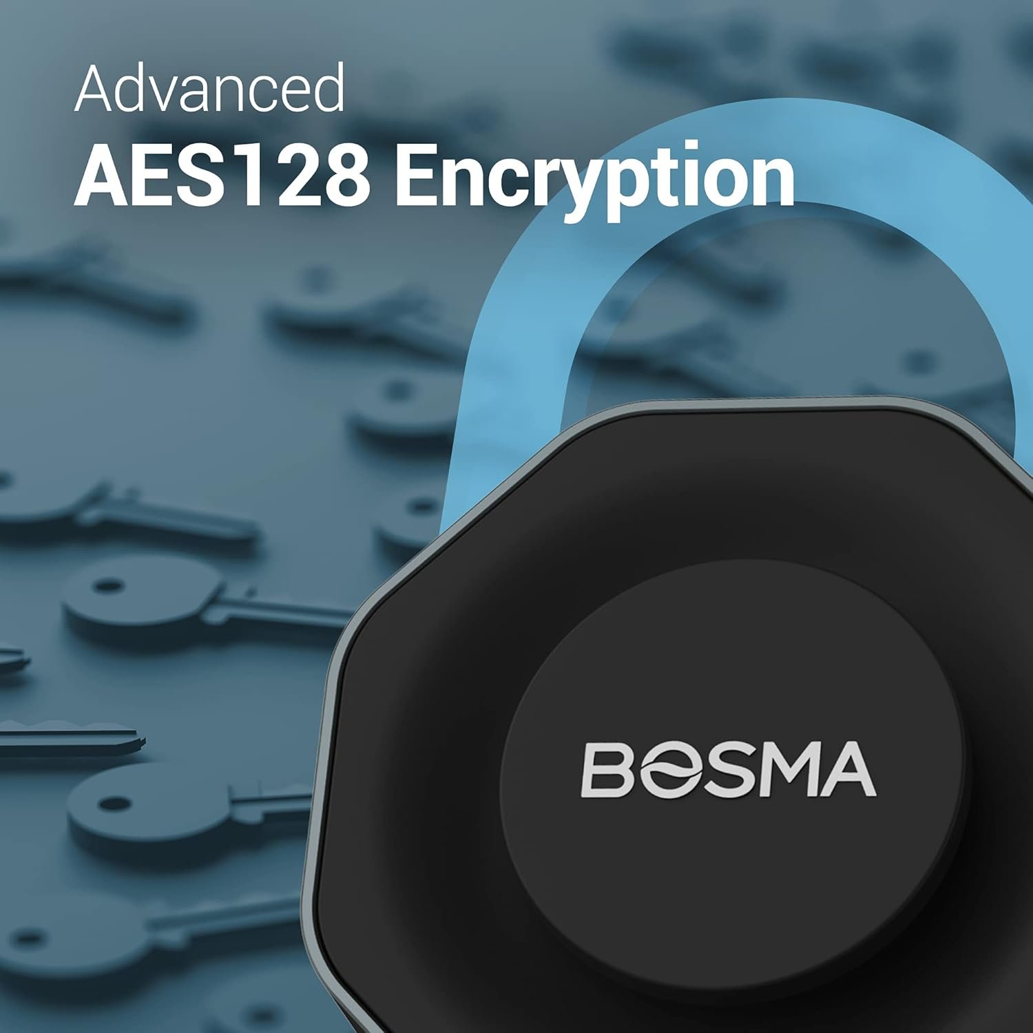 Bosma Aegis Smart Door Lock w/WiFi Gateway, Auto-Unlock & Auto-Lock, Remote Control, APP-Less Guest Access, Break-in Detection, Works with Alexa & Google, Fits Your Existing Single-Cylinder Deadbolt - Image 9