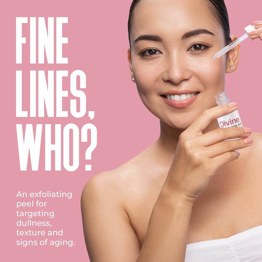 Glycolic Acid & Lactic Acid Peeling Solution - SKIN PERFECTING 30% AHA Liquid, Professional Grade Chemical Face Peel for Acne Scars, Collagen Boost, Wrinkles, Fine Lines - AHA - 1 fl oz - Image 3