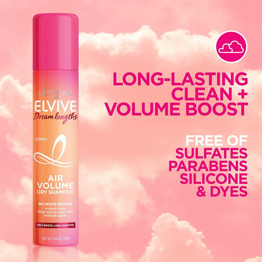L'Oreal Paris Elvive Dream Lengths Air Volume Dry Shampoo, 4.16 Ounce - Image 5