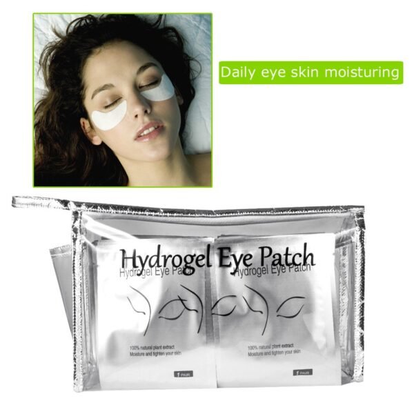 110 Pairs Eyelash Extension Gel Patches Kit, Lash Extension Lint Free Under Hydrogel Eye Mask Pads Beauty Tool with Transparent Cosmetic Bag - Image 7