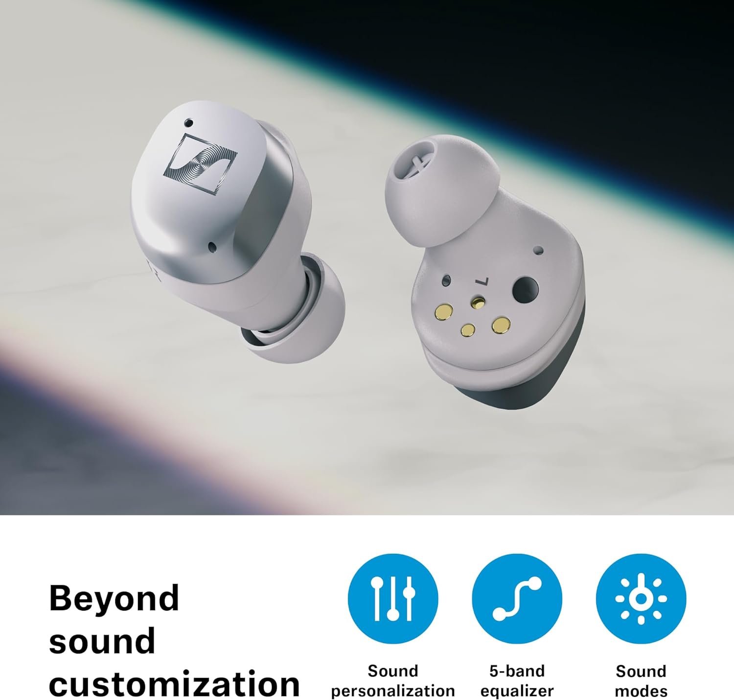 Sennheiser MOMENTUM True Wireless 4 Smart Earbuds with Bluetooth 5.4, Crystal-Clear Sound, Comfortable Design, 30-Hour Battery Life, Adaptive ANC, LE Audio and Auracast - Black Copper - Image 7