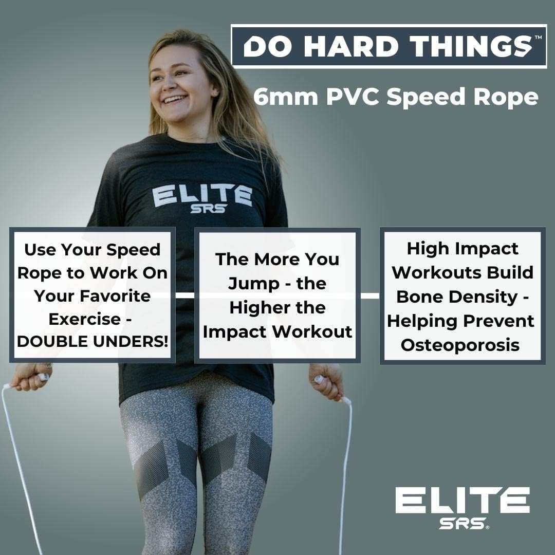 Elite SRS, Jump Ropes for Fitness, Progression Bundle - 3 Curated Jump Ropes For Starting Your Jump Rope Fitness Journey - With or Without Jump Rope Mat - Image 5