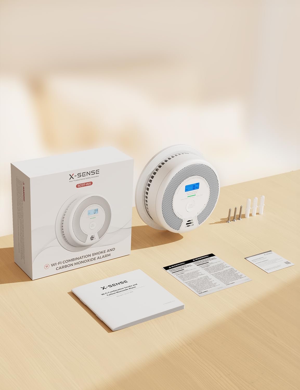 X-Sense Smart Smoke Detector Carbon Monoxide Detector Combo with Replaceable Battery, Wi-Fi Smoke and Carbon Monoxide Detector with Real-Time App Notifications, SC07-WX, 1-Pack - Image 9