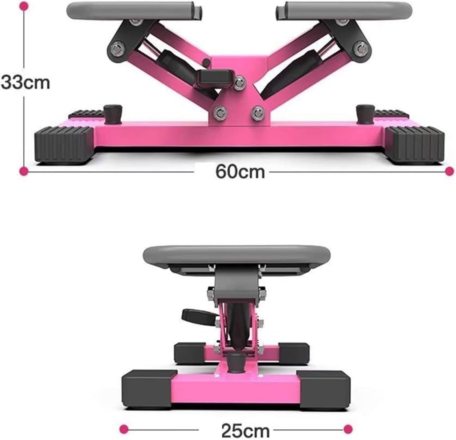 Step Fitness Machines, Adjustable Mini Stair Stepper Exercise Equipment Step Machine with Twisting Action with Multifunction Display with Adjustable Resistance - Image 3