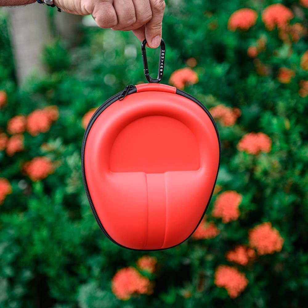 Homvare Hard Shell Case for Over The Ear Headphones with Full Protection for Beats, Sony, Bose, JBL, Samsung and More – Red - Image 7