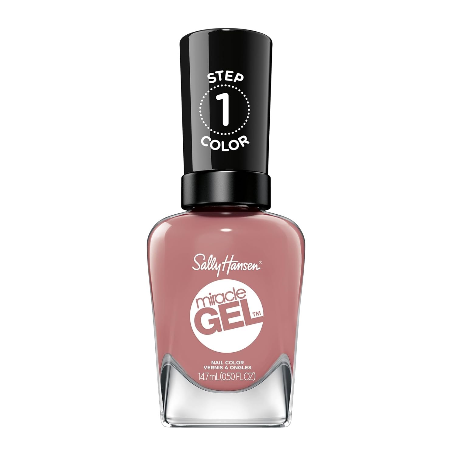 Sally Hansen Miracle Gel™, Rose & Shine, Long Lasting, Gel-Like Formula, No UV Lamp Needed, Pink Nail Polish - Image 2