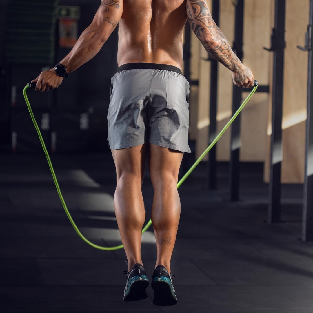 Muay Thai 3.0 Weighted Jump Rope for Men & Women - Professionally Designed for High-Intensity Training | Muay Thai Jump Rope, MMA & Fitness Jump Rope - Full Body Workout Weighted Rope - Image 8