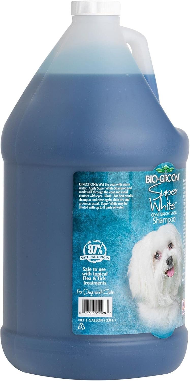 Bio-Groom Super Whitening Dog Shampoo – Whitening Pet Shampoo, Dog Bathing Supplies, Puppy Wash, Dog Grooming Supplies, Cruelty-Free – 1 Gallon - Image 3