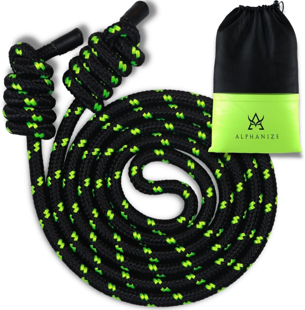 Flow Rope Exercise Jump Ropes for Home Gym Cardio - Jump Rope for Fitness for Men & Women - Boxing & MMA Full Body Workout - Image 2