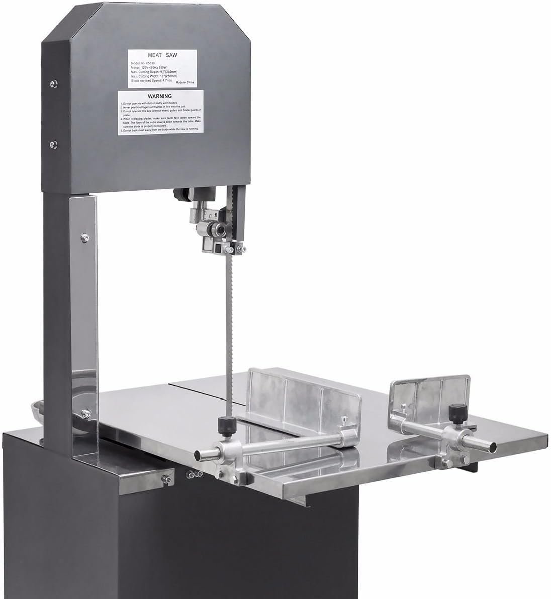 Stark USA 2-in-1 Commercial Butcher Band Saw and Sausage Stuffer 550w Machine Slicer Meat Bone Sausage Carne Electric Meat Saw - Image 6