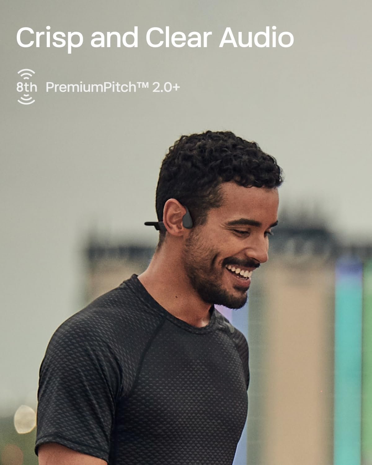 SHOKZ OpenRun Mini (AfterShokz Aeropex Mini) -Bone Conduction Open-Ear Bluetooth Sport Headphones - Waterproof Wireless Earphones for Workouts and Running - Built-in Mic, with Headband - Image 7