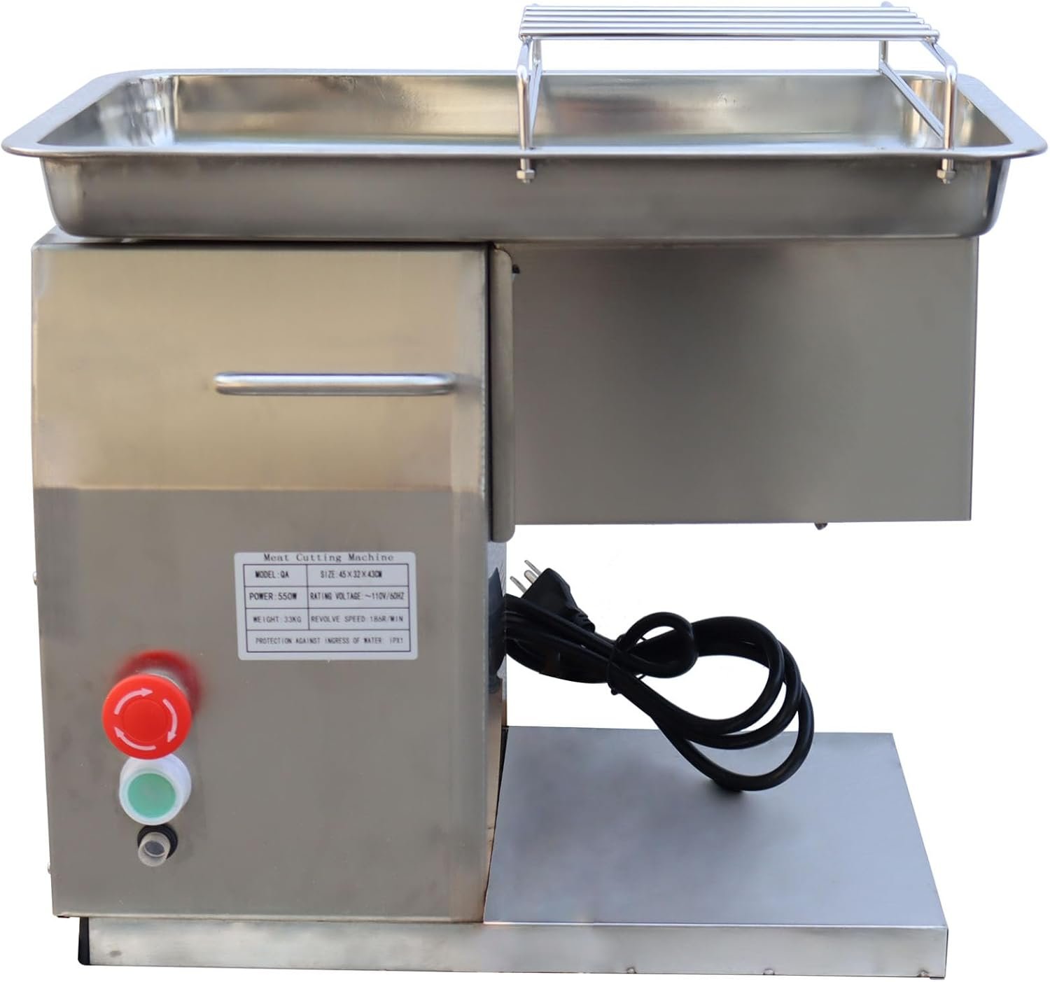 110V QX Commercial Meat Shredding Machine without Blades Electric Meat Slicer 550W Electric Meat Grinder Food Slicer for Meat, Pork, Beef and Mutton - Image 2