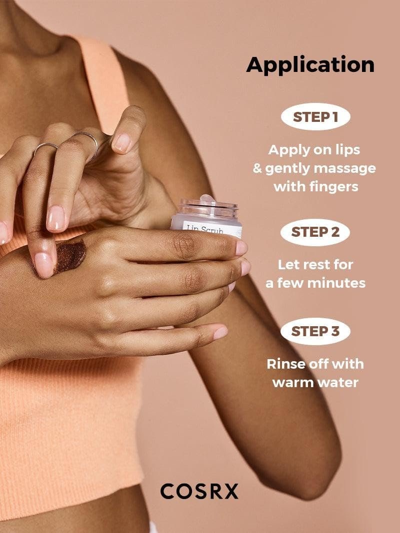 COSRX Lip Care Balm for Dry Chapped Lips, Enriched with Shea Butter, Sleeping Mask, Korean Skin Care, Animal Testing-Free, Artificial Fragrance-Free, Parabens-Free (Lip Scrub) - Image 5